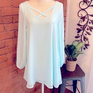 Skbo Baby Blue Dress Size 6